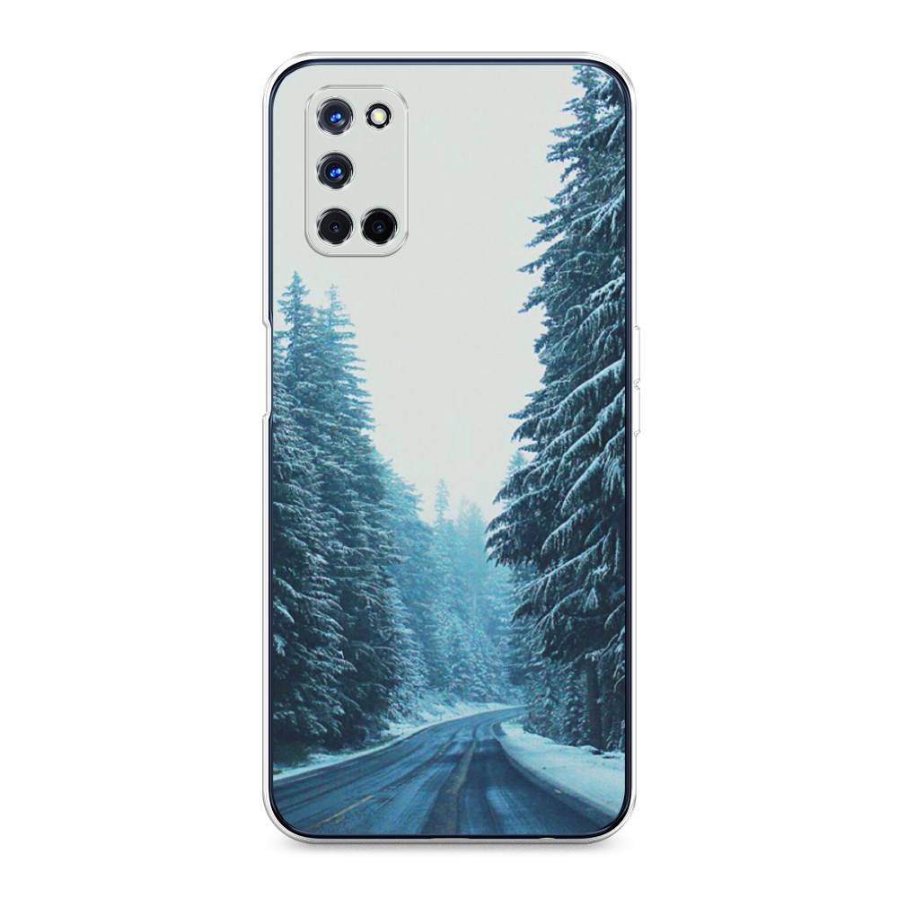 

Чехол для Oppo A52/A72 "Зима 9", Бежевый;голубой;черный, 253250-2