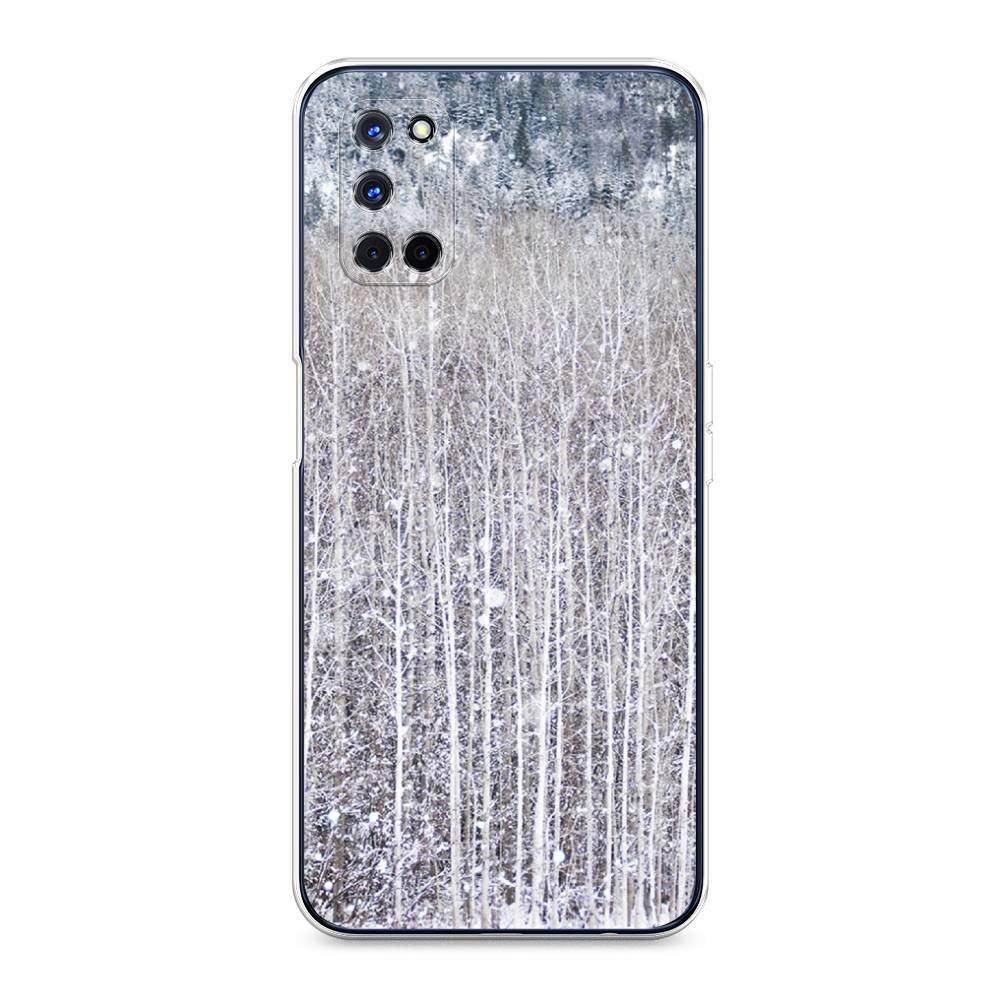 

Чехол для Oppo A52/A72 "Снежный лес", Бежевый;серый;белый, 253250-5