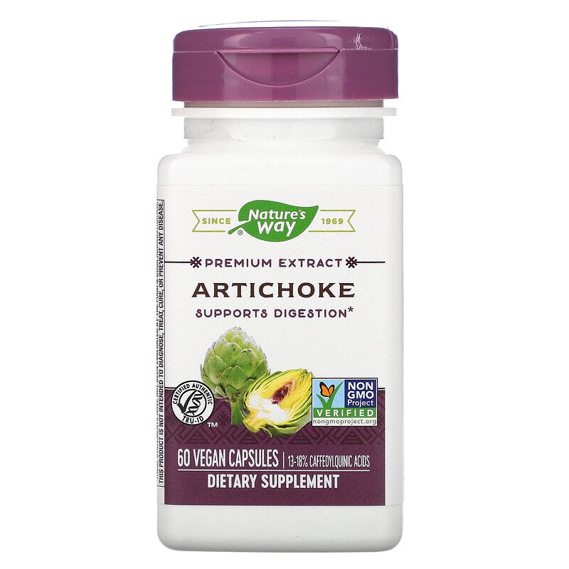 фото Экстракт листьев артишока nature's way artichoke капсулы 60 шт.