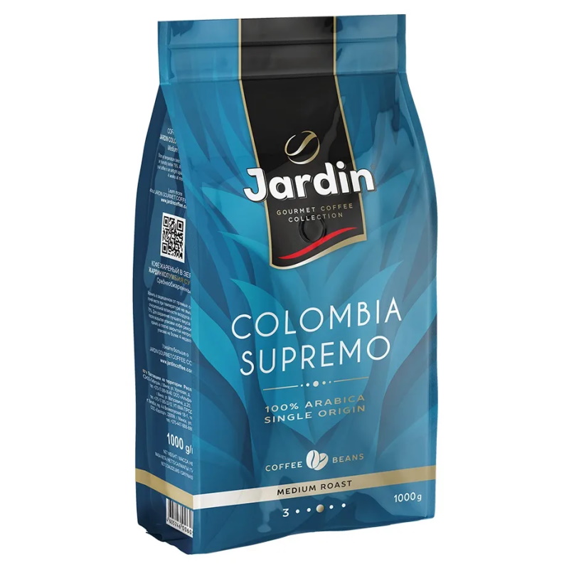 фото Кофе в зернах jardin colombia supremo 1 кг