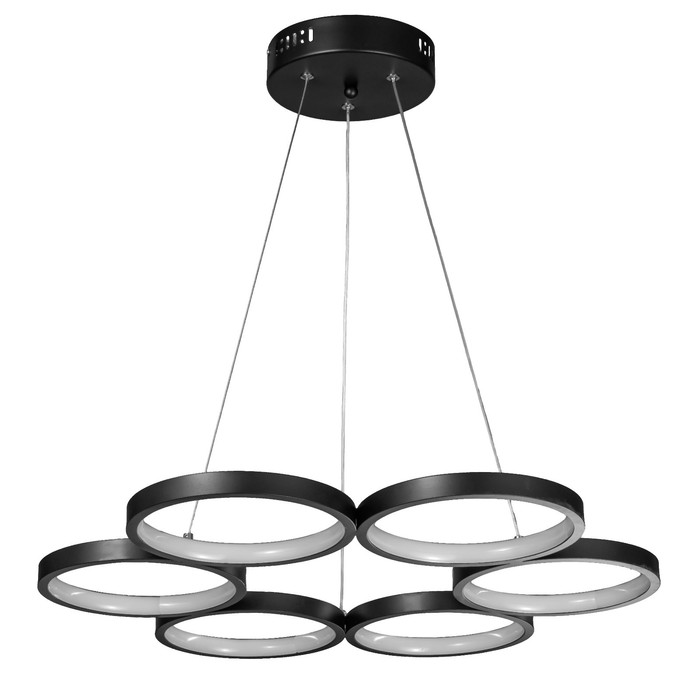 

Светильник с ПДУ 88011/6 LED 78Вт 3000-6000К диммер черный 60х60х2-102 см