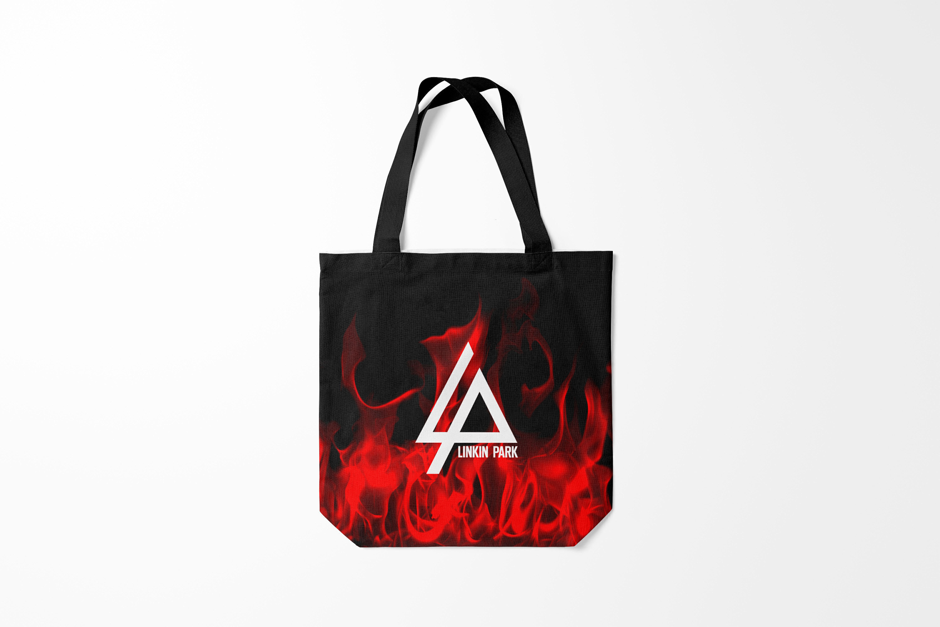 

Сумка шoппер унисекс Burnettie Linkin Park, разноцветный, Linkin Park