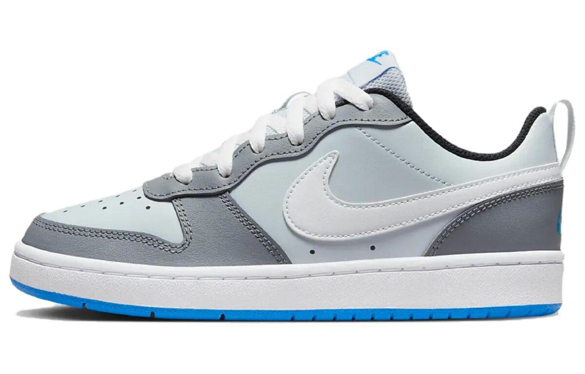

Кеды унисекс Nike Court Borough Low 2 SE серые 38.5 EU, Серый, Court Borough Low 2 SE
