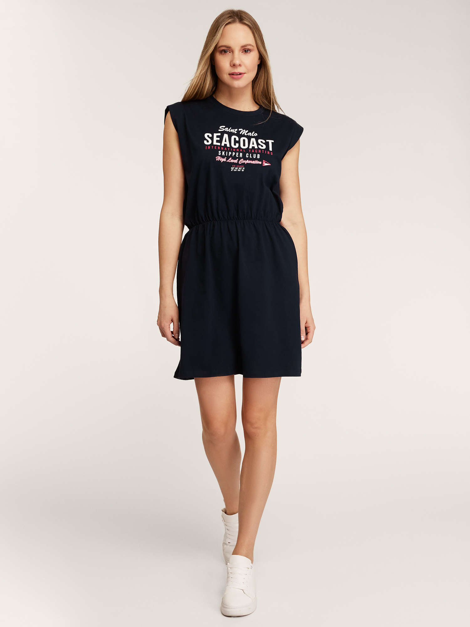 

Платье женское oodji 14005159-1 синее 2XL, 14005159-1