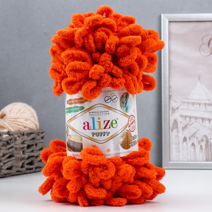 фото Пряжа "puffy" 100 % микрополиэстер 9м/100г (06) alize