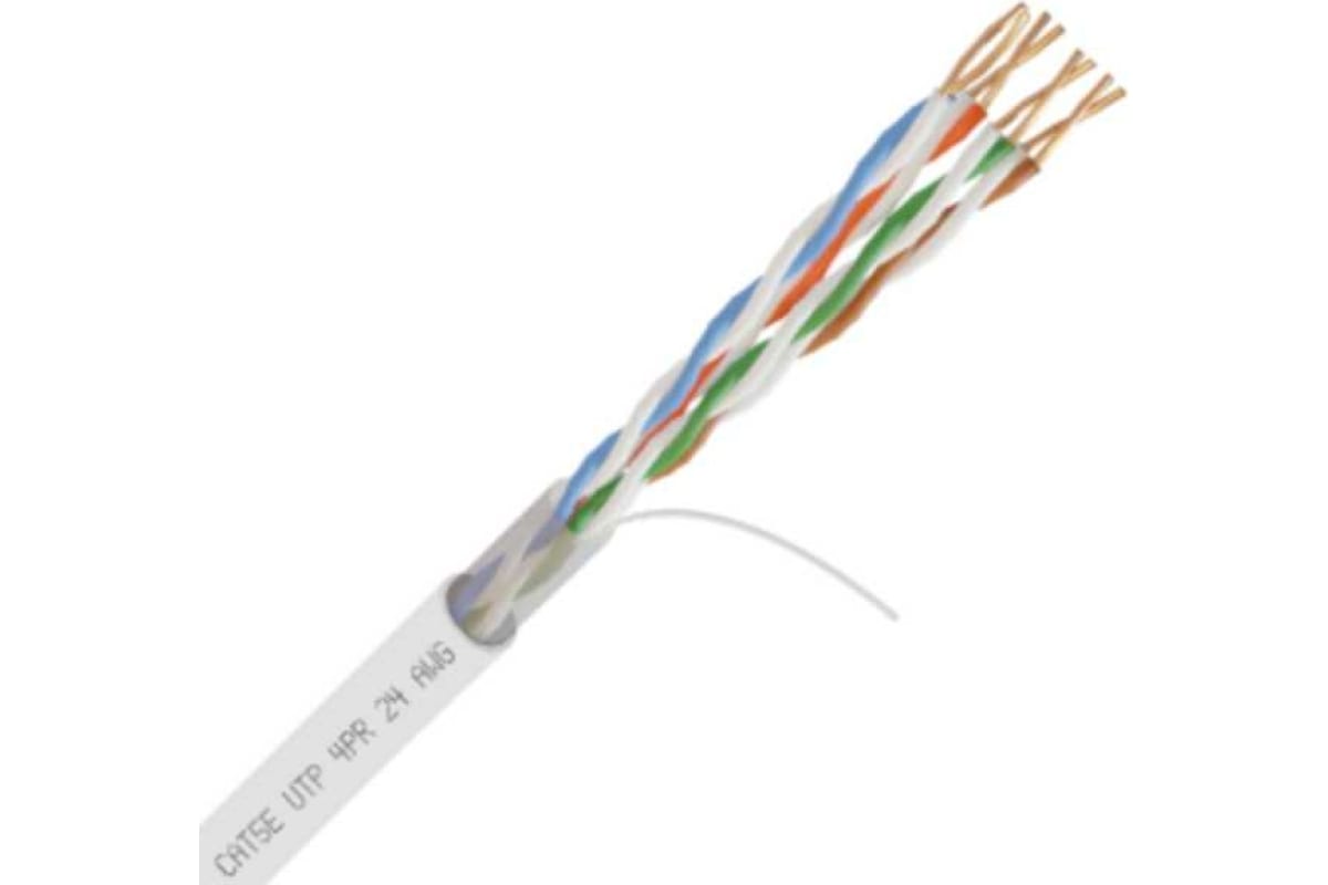

Внутренний кабель Netlink бухта 15 метров NL-CU UTP 4PR STANDART 24 AWG CAT5e 25м белый УТ