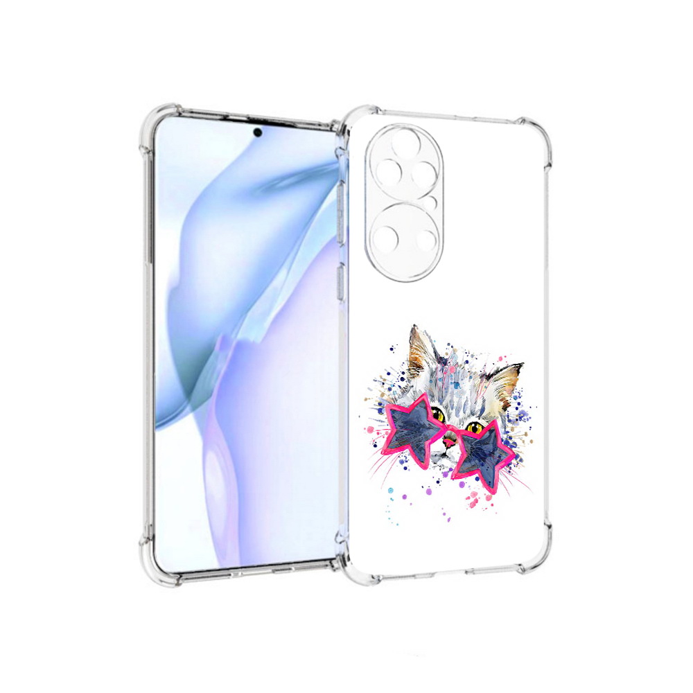 

Чехол MyPads Tocco для Huawei P50 звездные очки, Прозрачный, Tocco