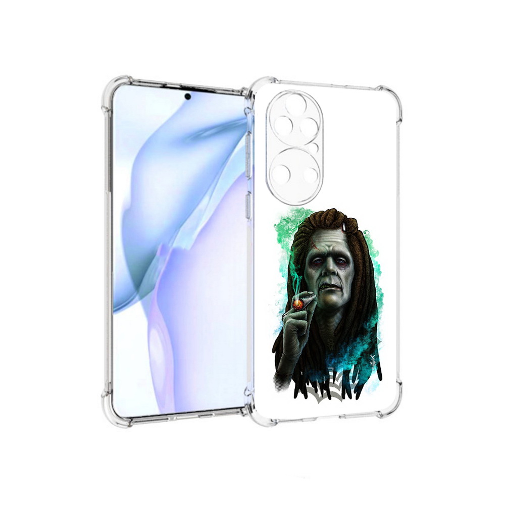 

Чехол MyPads Tocco для Huawei P50 зеленый мужчина с сигаретой, Прозрачный, Tocco