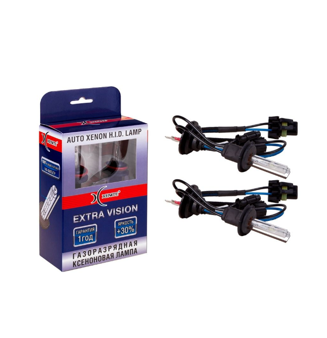 

Ксеноновая лампа Extra Vision Яркость +30 - H7 (5000К) (комплект 2 шт.)