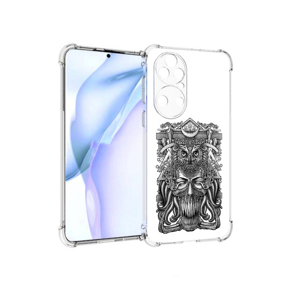 

Чехол MyPads Tocco для Huawei P50 зубастая сова, Прозрачный, Tocco