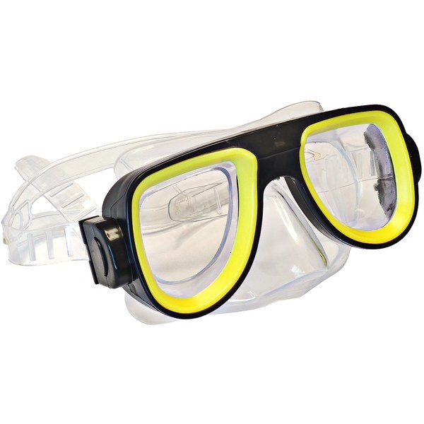 E33113-3 Маска для плавания детская ПВХ черная Спортекс, E33113-3