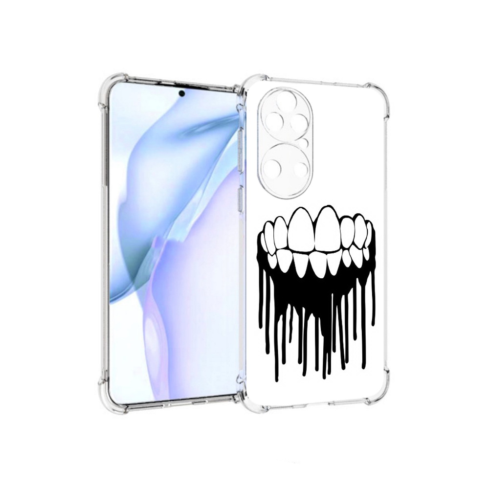 

Чехол MyPads Tocco для Huawei P50 зубы, Прозрачный, Tocco