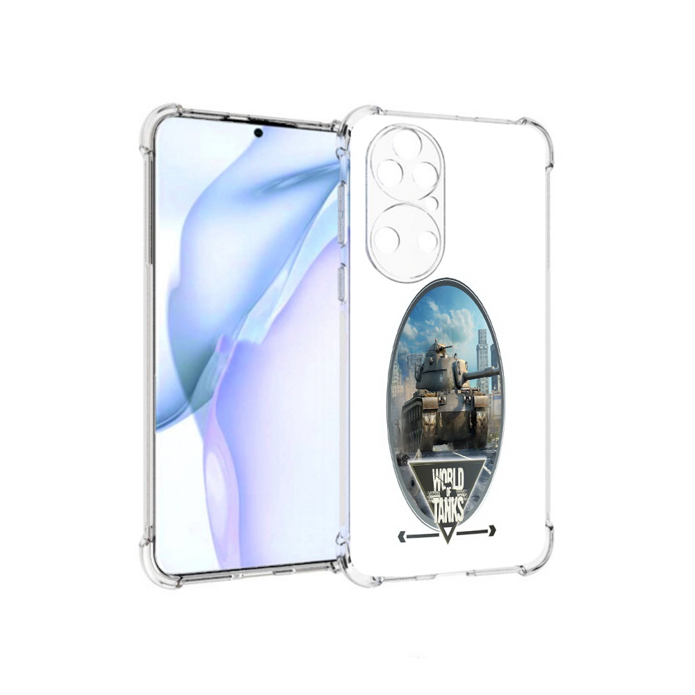 

Чехол MyPads Tocco для Huawei P50 игра с танками, Прозрачный, Tocco