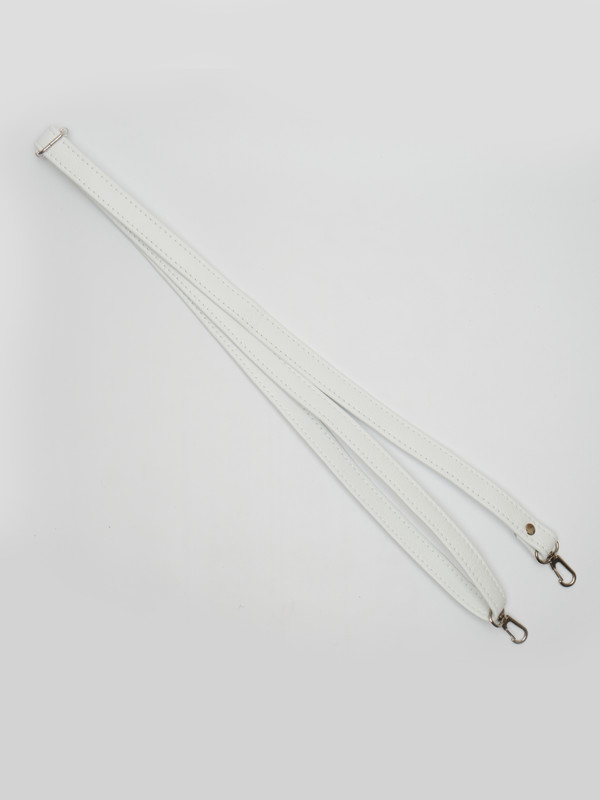 

Ремень для сумки женский Ofta Leather strap белый, 140х2х0,3 см, Leather strap