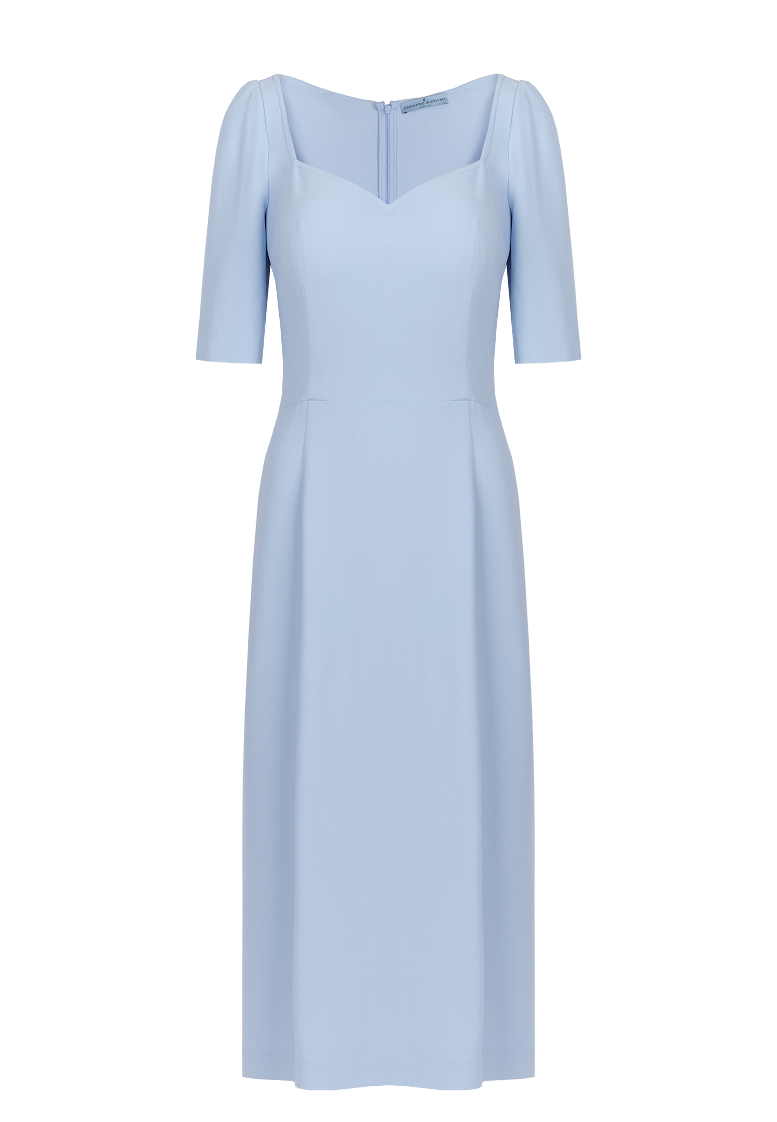 

Платье женское Ermanno Scervino 159062 голубое 46, Голубой, 159062
