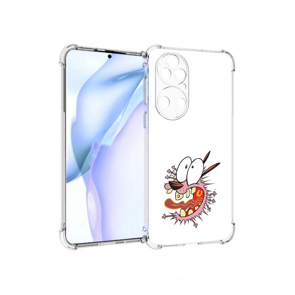 

Чехол MyPads Tocco для Huawei P50 испуганный бобик, Прозрачный, Tocco