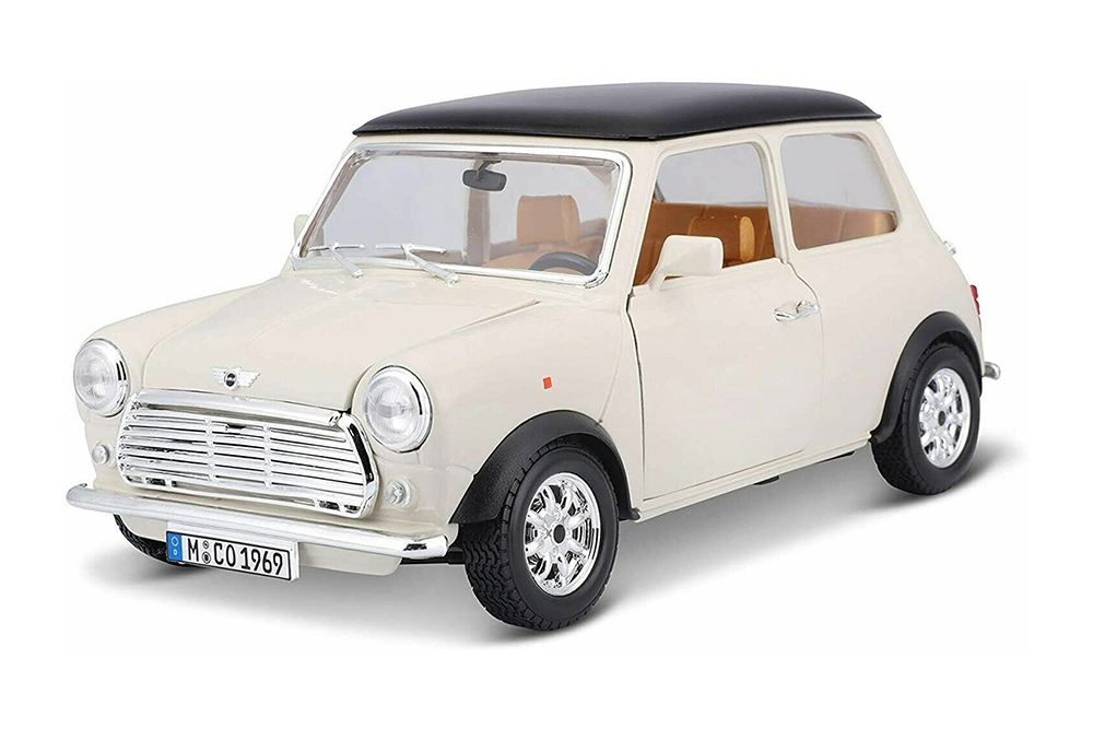 

Модель коллекционная BBURAGO Mini cooper 1969 beige / мини купер бежевый