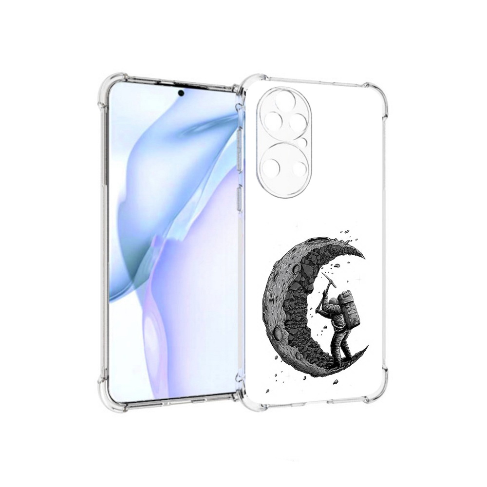 

Чехол MyPads Tocco для Huawei P50 камненная луна, Прозрачный, Tocco