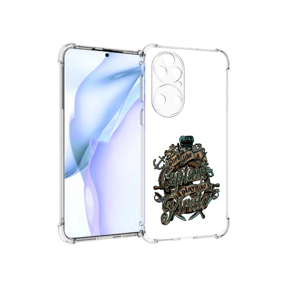 

Чехол MyPads Tocco для Huawei P50 капитан пиратов, Прозрачный, Tocco