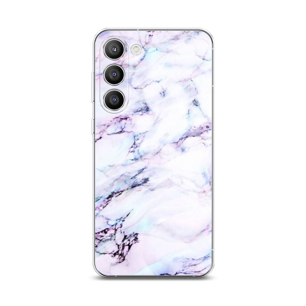 

Чехол на Samsung Galaxy S23 Plus 5G "Радужный мрамор", Серый;фиолетовый, 2107450-3