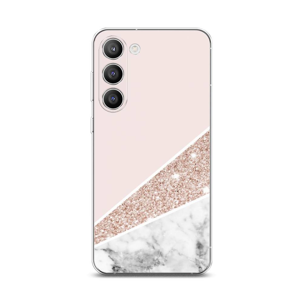 

Чехол на Samsung Galaxy S23 Plus 5G "Блестящий розовый мрамор", 2107450-3