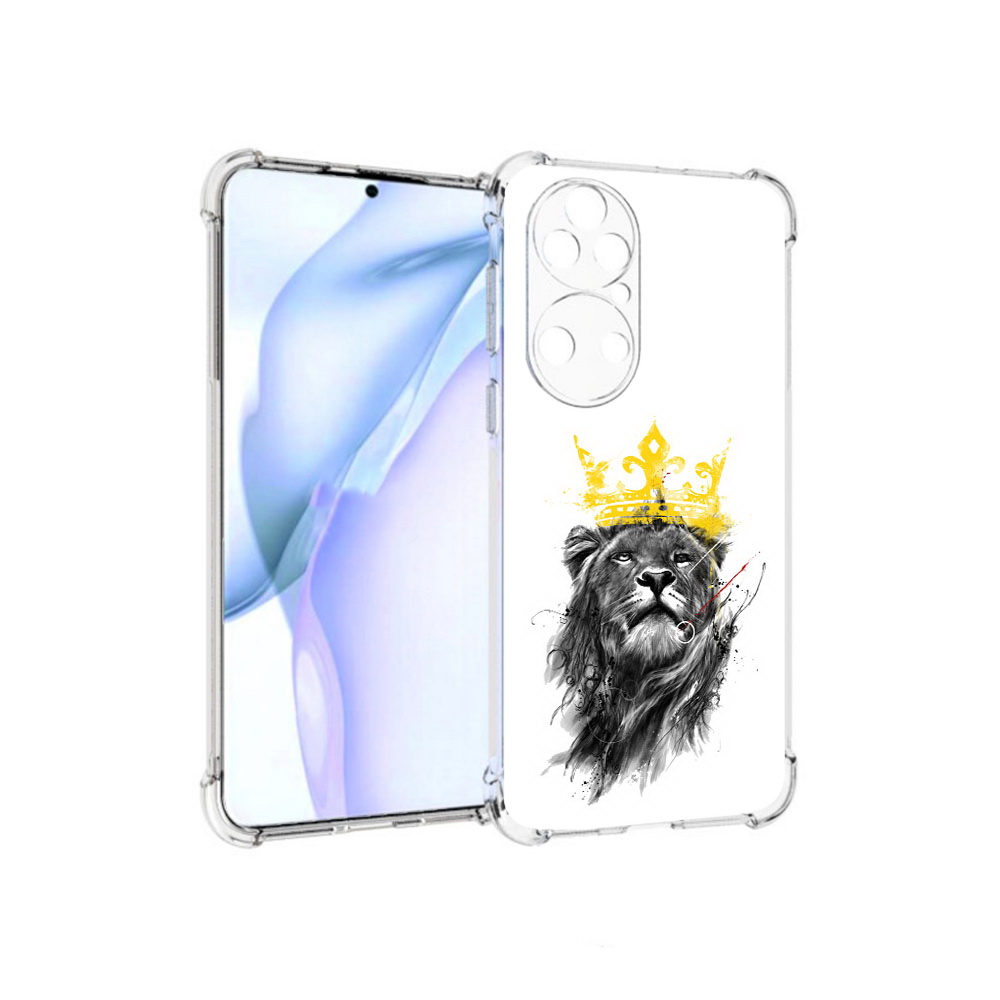 

Чехол MyPads Tocco для Huawei P50 король-лев, Прозрачный, Tocco
