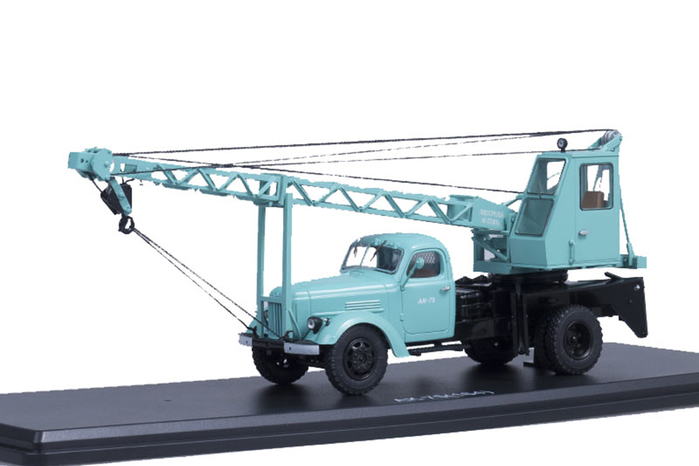 Zil 164 AK-75 truck crane (ussr russian) | зил 164 АК-75 (на шасси ЗИЛ-164) выставочный вд