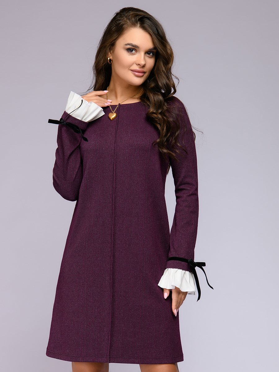 

Платье женское 1001dress DM01092MG фиолетовое 40 RU, DM01092MG