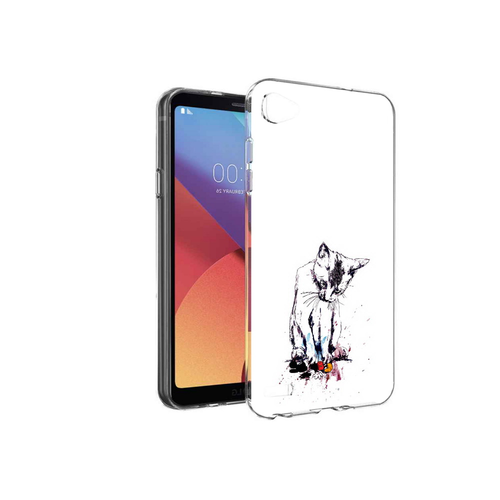 

Чехол MyPads Tocco для LG G6 mini кот и микки, Прозрачный, Tocco