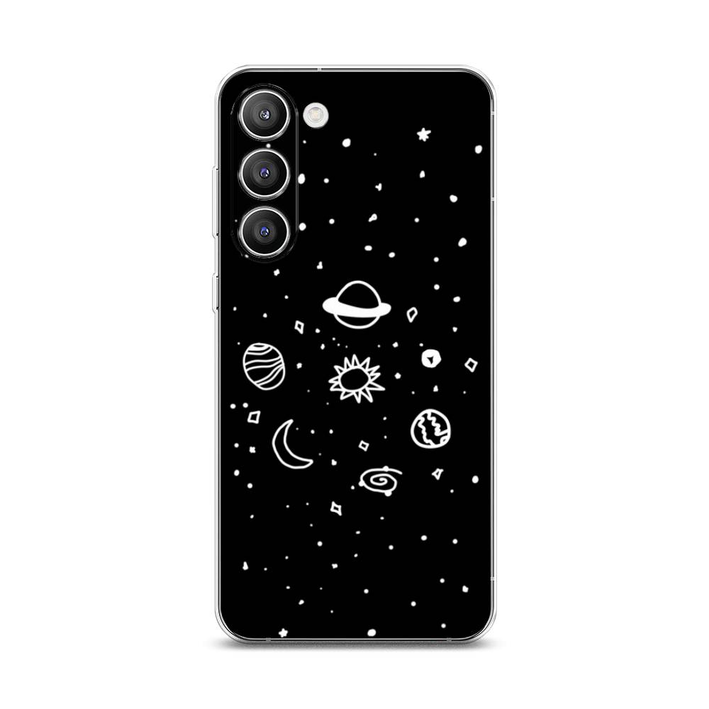 

Чехол на Samsung Galaxy S23 Plus 5G "Дудл солнечной системы", 2107450-2