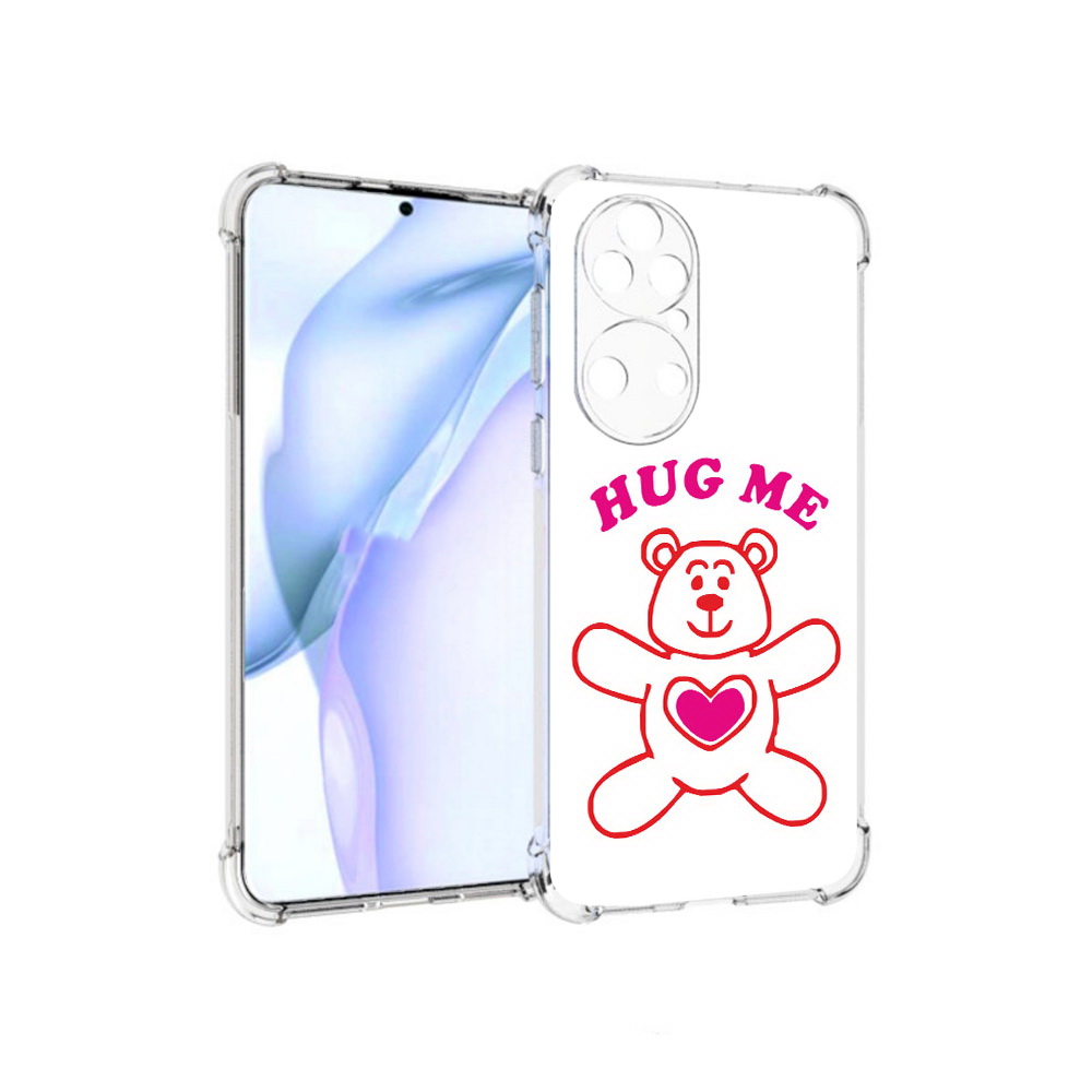 

Чехол MyPads Tocco для Huawei P50 14 февраля обними меня, Прозрачный, Tocco