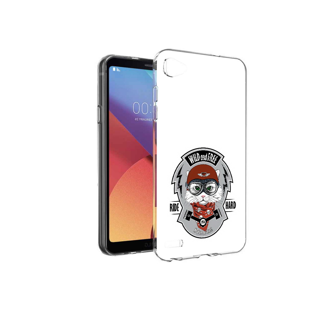 Чехол MyPads Tocco для LG G6 mini кошка в шлеме