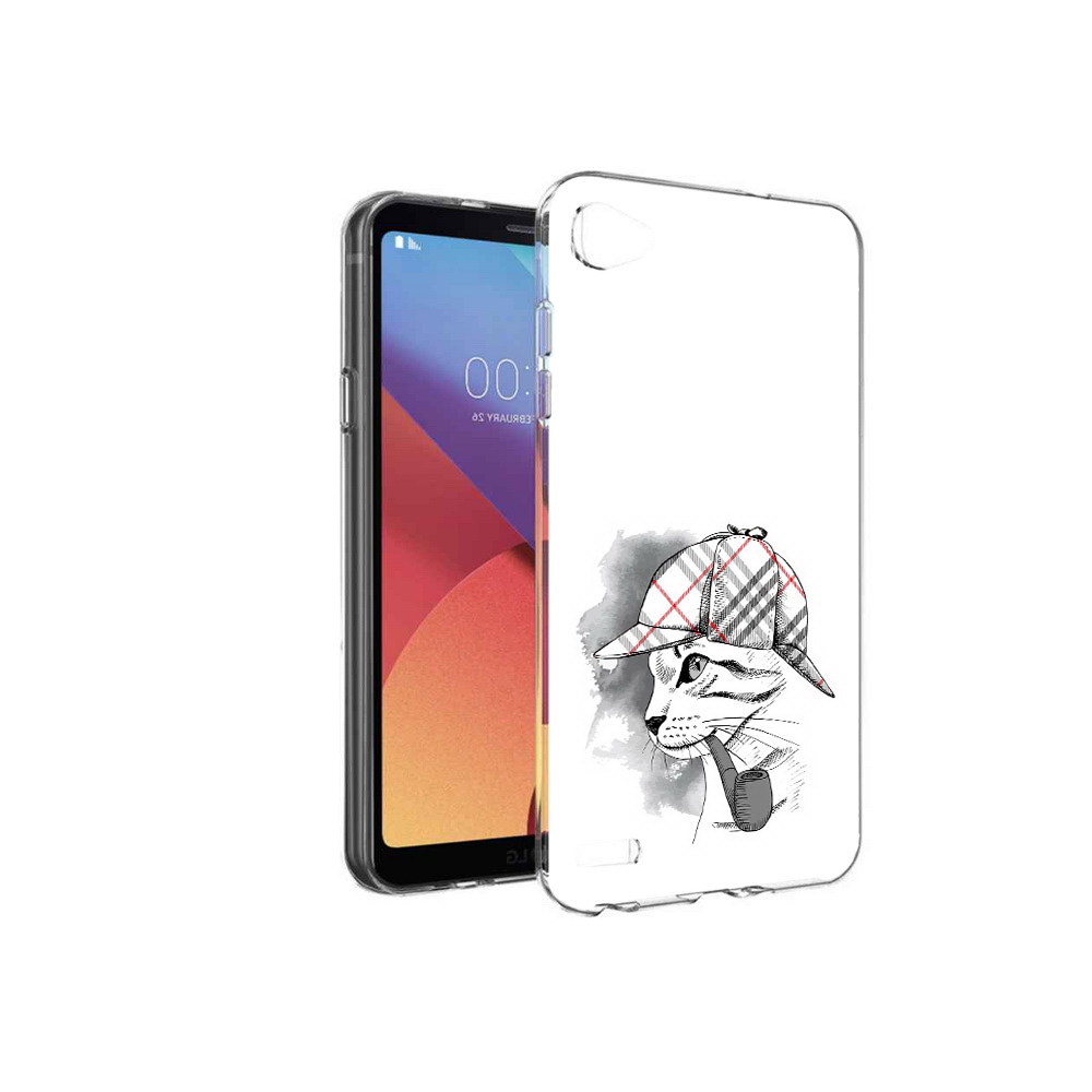 Чехол MyPads Tocco для LG G6 mini кошка с трубкой