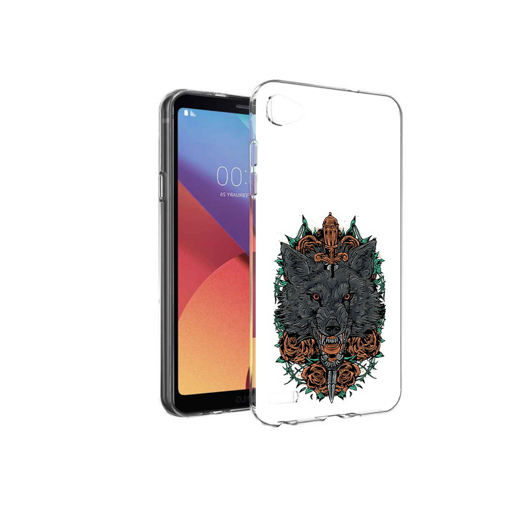 

Чехол MyPads Tocco для LG G6 mini красивый злой волк, Прозрачный, Tocco