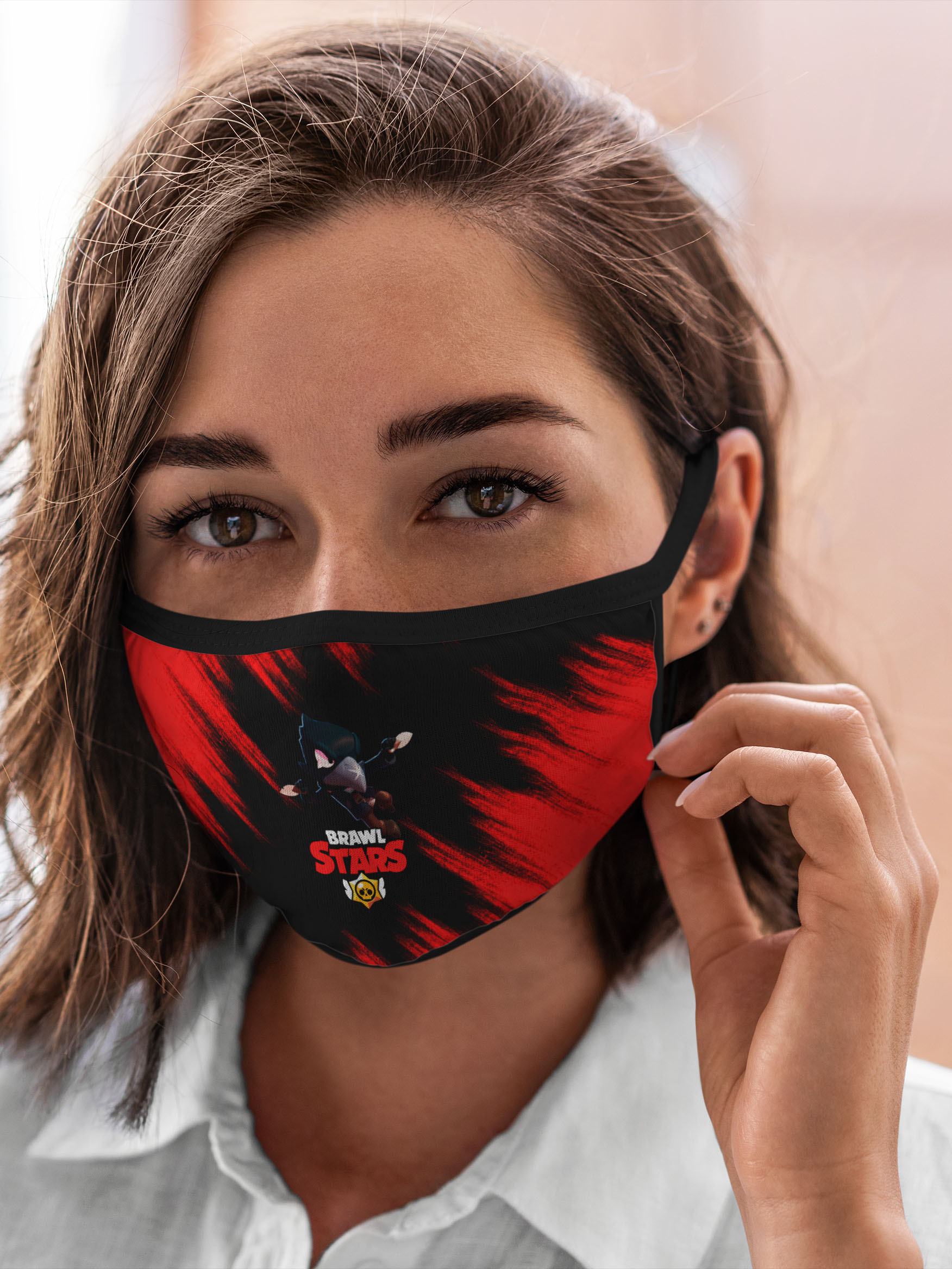 

Многоразовая маска унисекс Burnettie Brawl Stars Crow, Разноцветный, Brawl Stars Crow