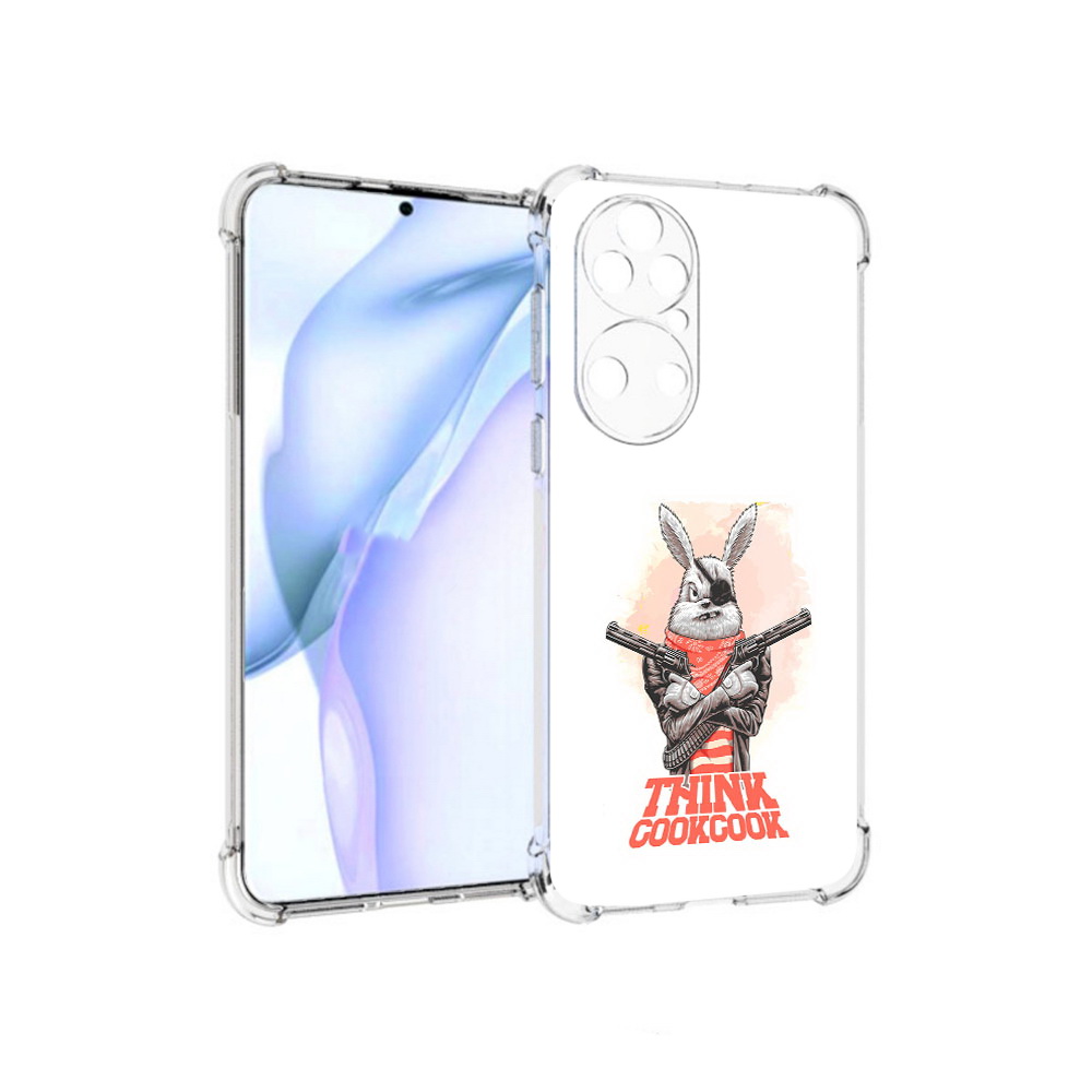 

Чехол MyPads Tocco для Huawei P50 кролик пират, Прозрачный, Tocco