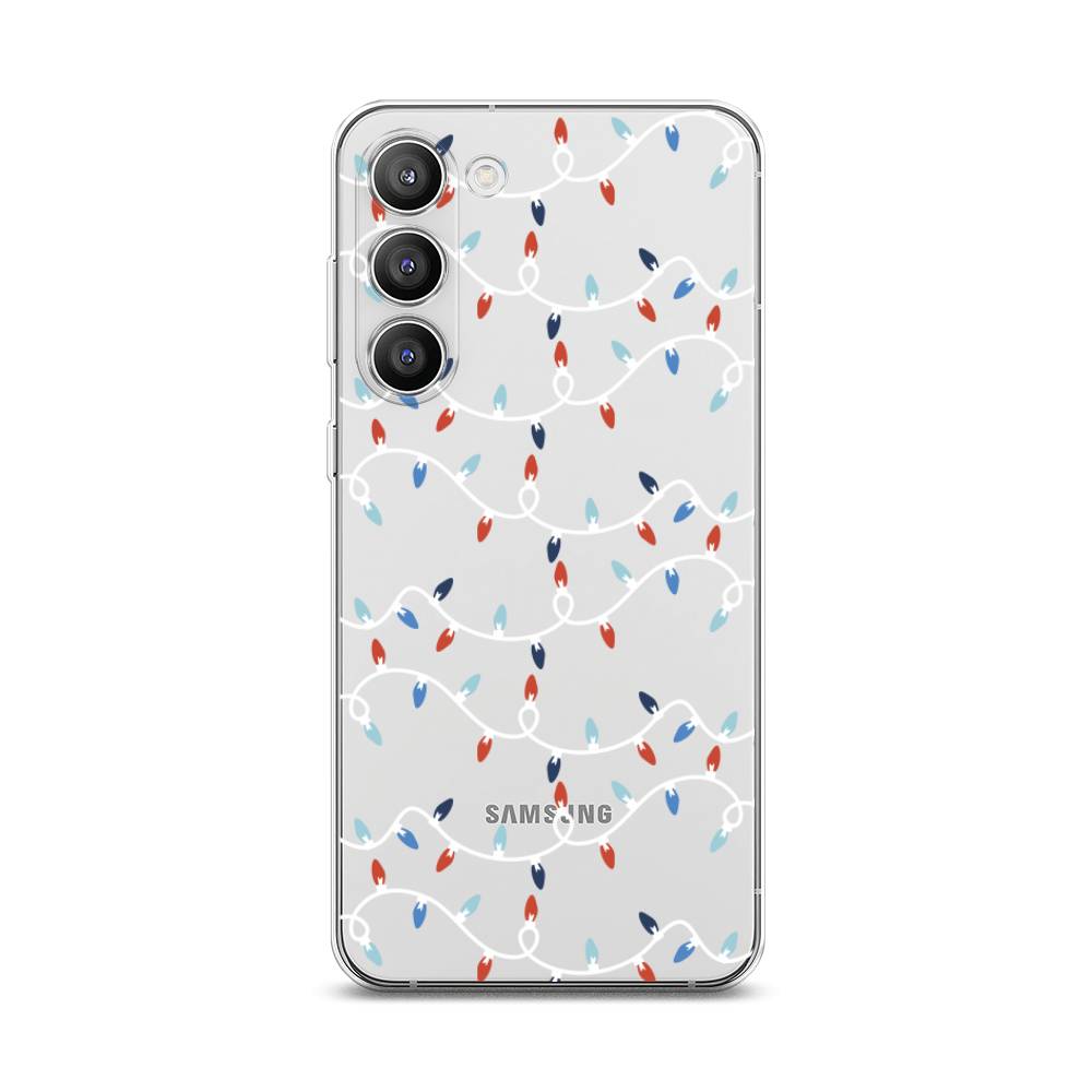 

Чехол на Samsung Galaxy S23 Plus 5G "Разноцветная гирлянда", 2107450-5