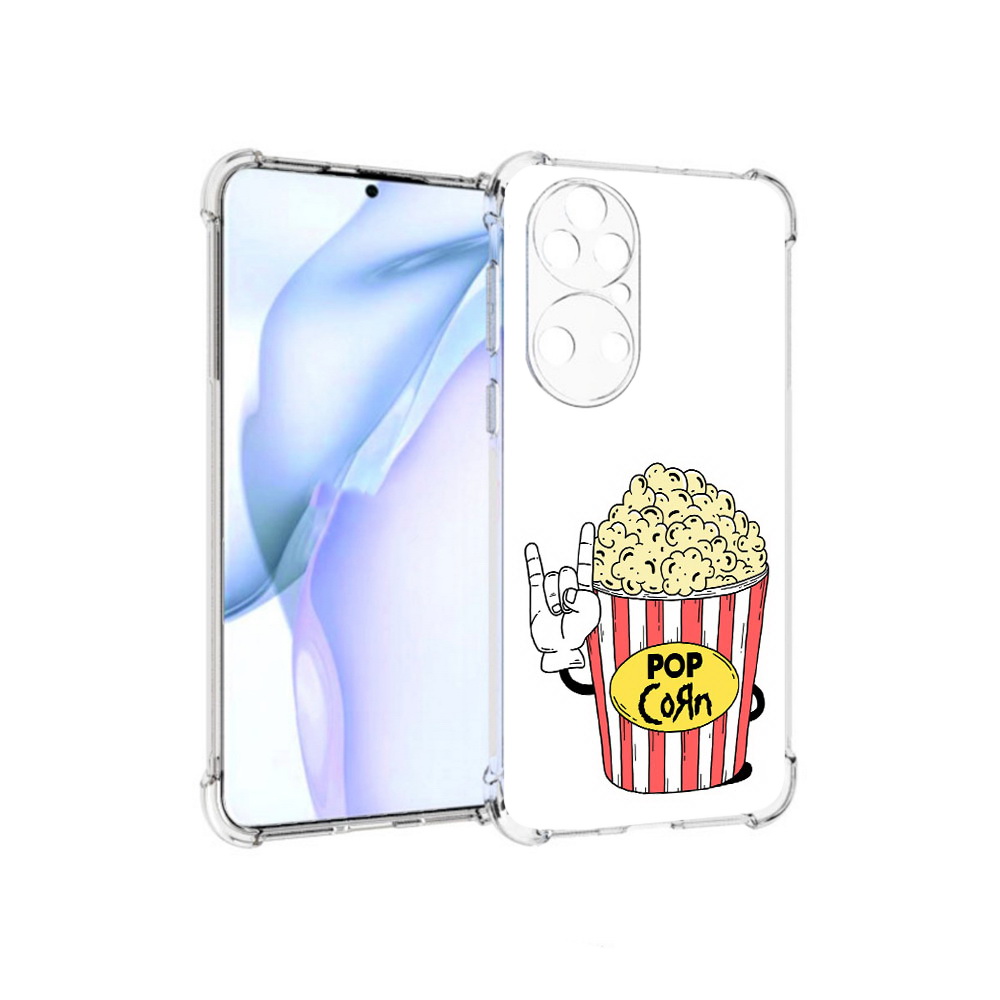 

Чехол MyPads Tocco для Huawei P50 крутой попкорн, Прозрачный, Tocco