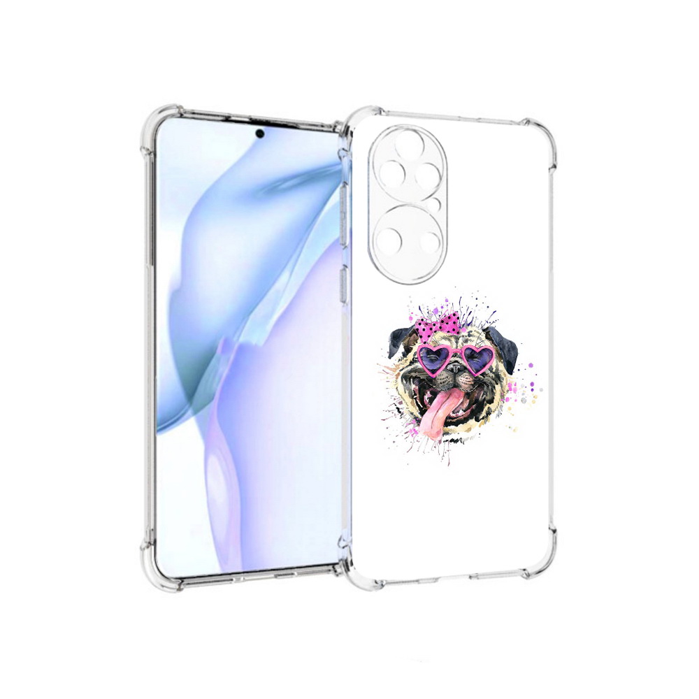 Чехол MyPads Tocco для Huawei P50 Веселая собака