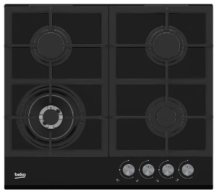 

Встраиваемая варочная панель газовая Beko HILW 64235 S черный, HILW 64235 S