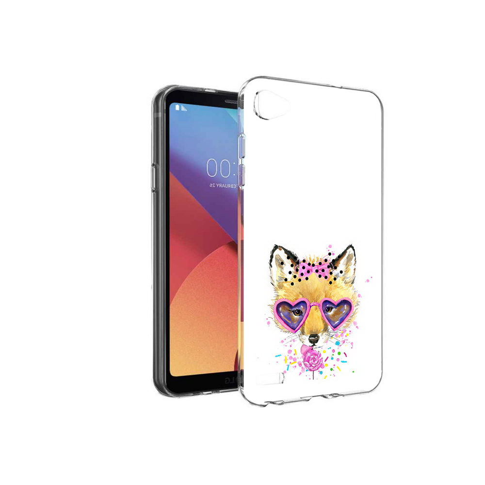 

Чехол MyPads Tocco для LG G6 mini лисенок с бантиком, Прозрачный, Tocco