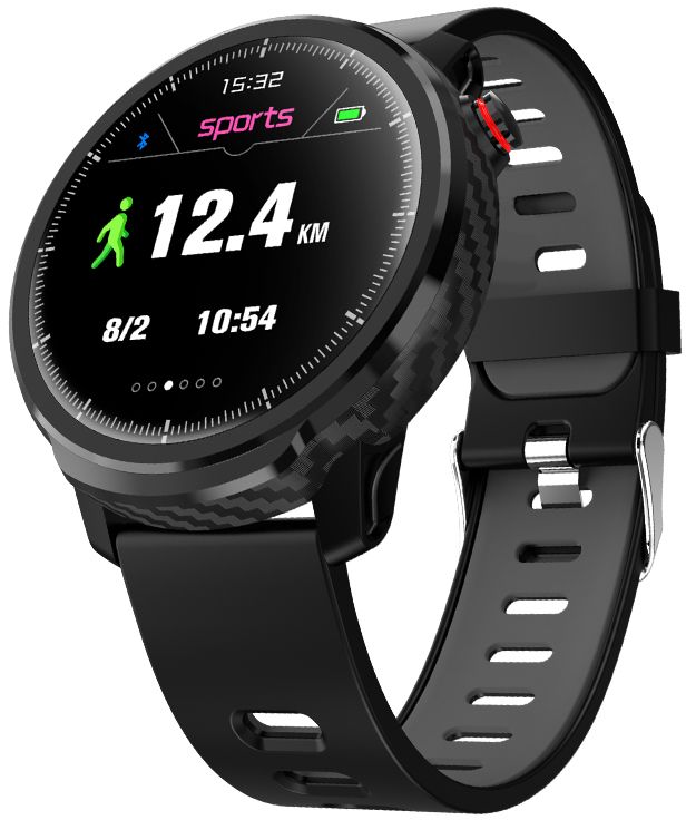 

Смарт-часы JET Sport SW-8, 48мм, 1.3", черный / черный [sw-8 black]