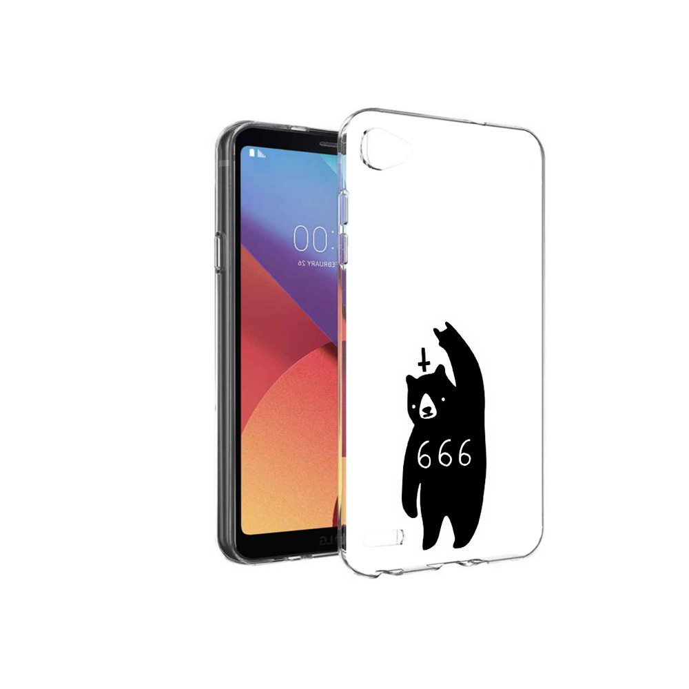

Чехол MyPads Tocco для LG G6 mini медведь 666, Прозрачный, Tocco