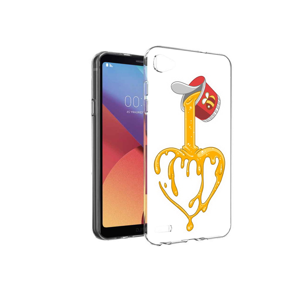 

Чехол MyPads Tocco для LG G6 mini медовое сердце, Прозрачный, Tocco