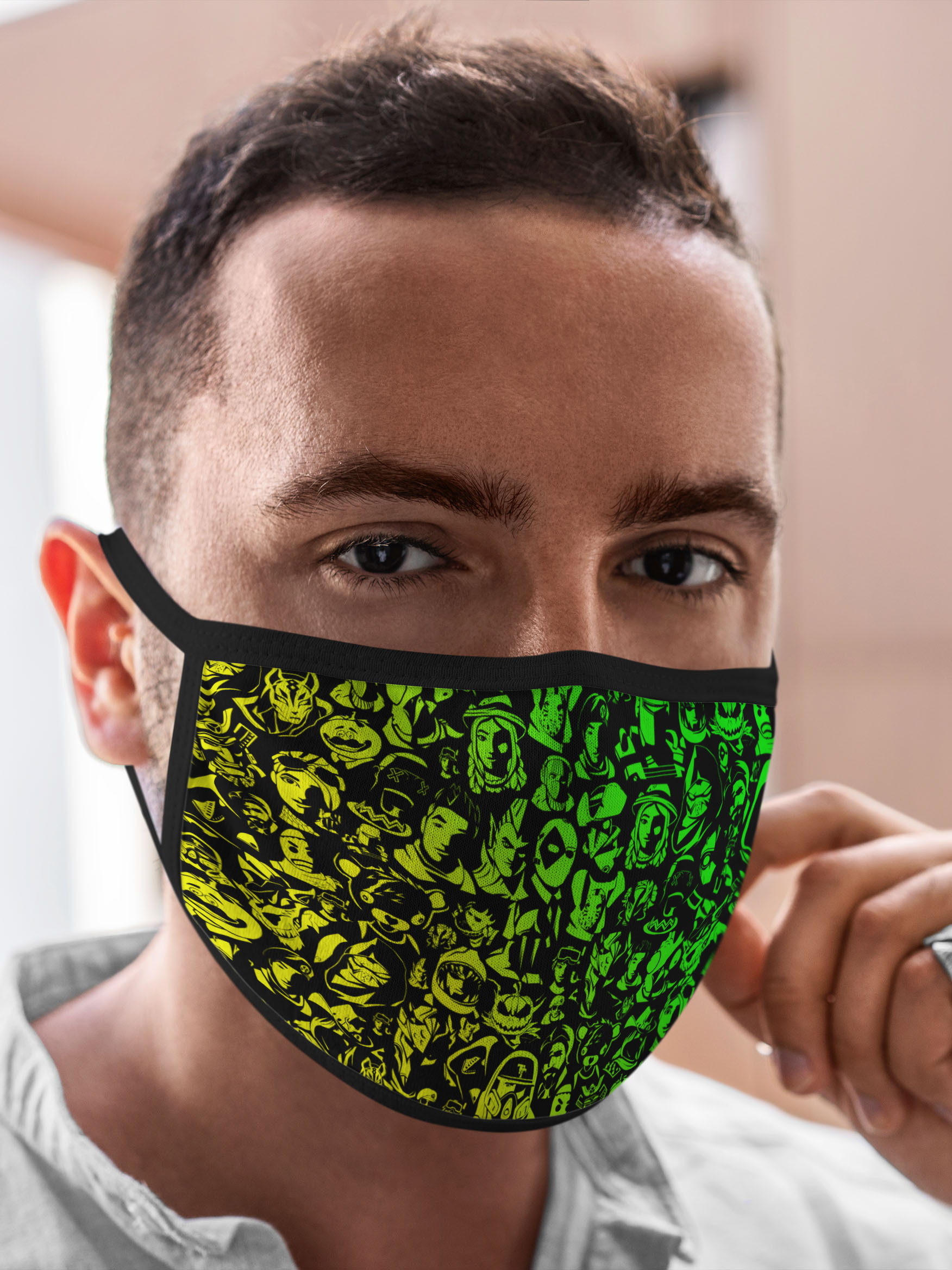 

Многоразовая маска унисекс Burnettie Fortnite Персонажи, Разноцветный, Fortnite Персонажи