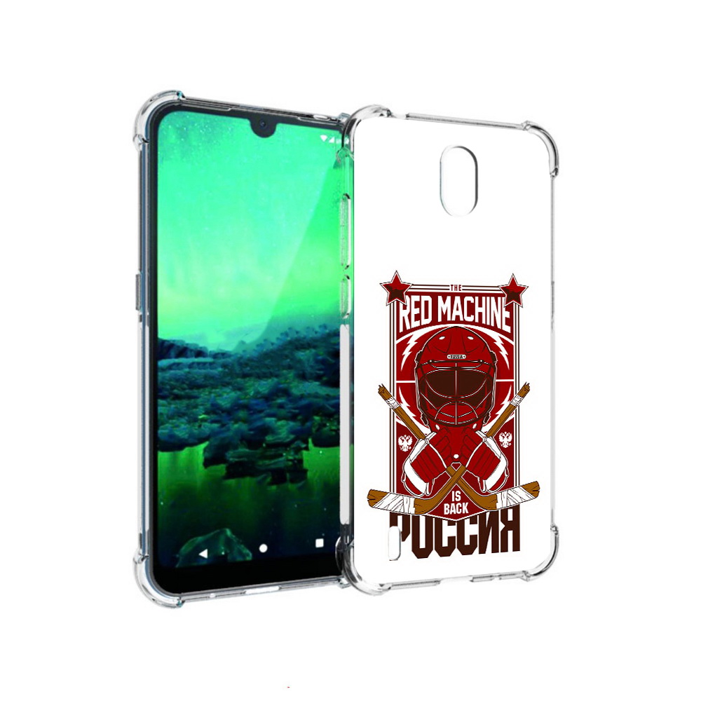 

Чехол MyPads Tocco для Nokia 1.3 хоккей россия (PT227048.104.666), Прозрачный, Tocco