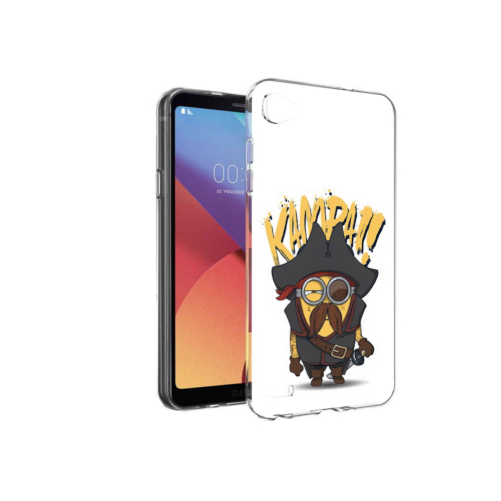 

Чехол MyPads Tocco для LG G6 mini миньон пират, Прозрачный, Tocco