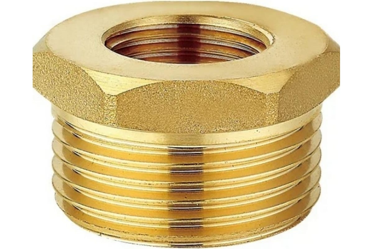 фото Футорка double-lin резьбовая латунная н/в 1/2" х 1/4" ll6033 (1/2x1/4) startul