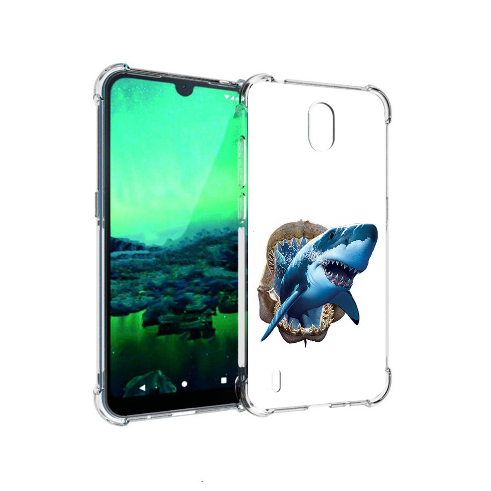 

Чехол MyPads Tocco для Nokia 1.3 челюсти (PT227048.104.675), Прозрачный, Tocco