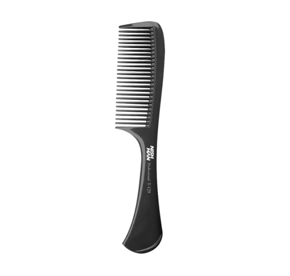 расческа для стрижки и укладки карбон Расческа Для Стрижки Nishman Hair Comb T-129